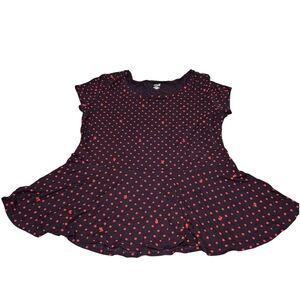 a.n.a | Black and Red Polka Dot Dress